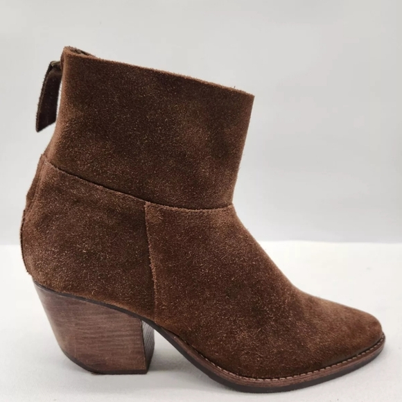 Matisse Soho Women 8.5 M Brown Suede Boots Slouchy Western Boho Bootie Leather - Picture 16 of 16